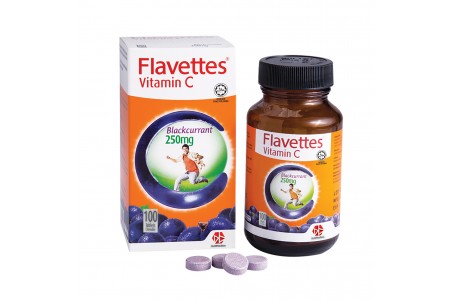 FLAVETTES VIT C B/C 250MG (100's) 